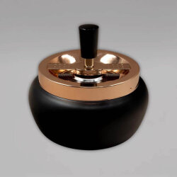 Drehascher, Matt-Schwarz / Rose Gold