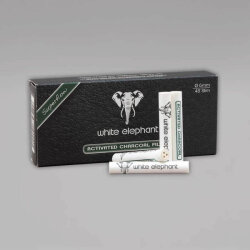 White Elephant Aktivkohlefilter, 6 mm Durchmesser, 45 Stück