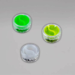 Oil Black Leaf Dose mit Silikoneinsatz, 2x 1,5 ml