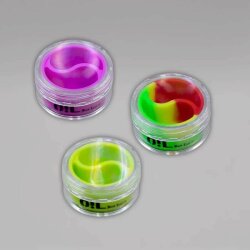 Oil Black Leaf Dose mit Silikoneinsatz, 2x 5 ml