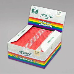 PURIZE Rainbow King Size Slim Longpaper, Box mit 50 Heftchen