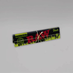 RAW Black Green Organic Hemp King Size Slim Longpaper, Heftchen à 32 Blatt