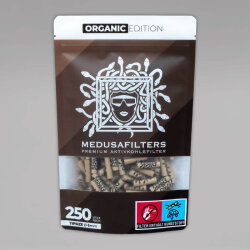 250 MEDUSA Aktiv-Cellulose-Filter Organic, 6 mm