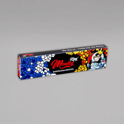 Monkey King Barcelona Edition King Size Slim Papers inkl. Tips, Heftchen à 32 Blättchen