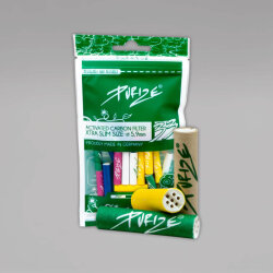 33 PURIZE XTRA Slim Size Aktivkohlefilter, 6 mm, multicolor