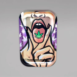 Rolling Tray 420 Girl, Metall, 27,5 x 17,5 cm