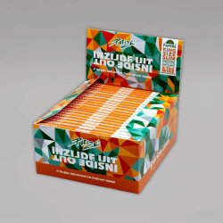 PURIZE Inside Out King Size Slim Unbleached Papers, Box à 40 Heftchen