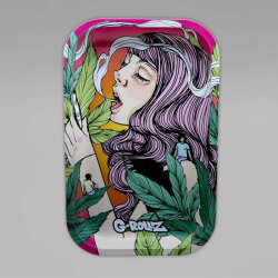 G-Rollz Colossal Dream Red Rolling Tray, 27,5 x 17,5 cm