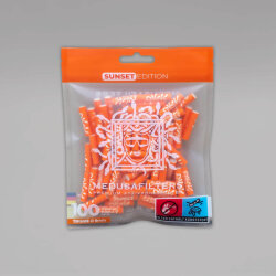 100 MEDUSA Aktiv-Cellulose-Filter Sunset Edition, 6 mm