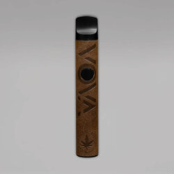 VOVA Dry Herb Vaporizer, Brown Leather