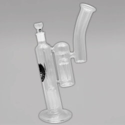 HNBG Bubble Double Six-Arm Perkolator Bong, 38 cm, 18,8er