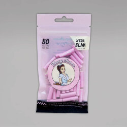 50 Blazy Susan X PURIZE XTRA Slim Size Aktivkohlefilter, 5,9 mm, pink
