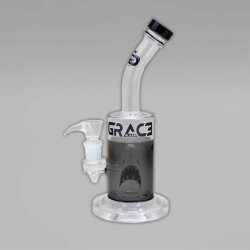 Grace Glass Shark Attack Bong Smokey Grey, 27,5 cm, 18,8er