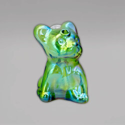 Glasbong, Hund, Höhe 11 cm