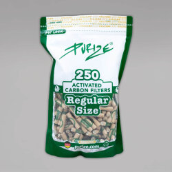 250 PURIZE Regular Size Filter, Organic, 9 mm, organic/braun