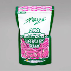 250 PURIZE Regular Size Filter, Pink, 9 mm, pink