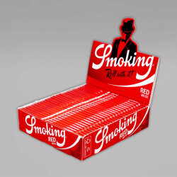 Smoking Red King Size Box, 25 Heftchen