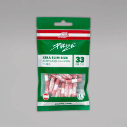 33 PURIZE XTRA Slim Size Austria Aktivkohlefilter, 6 mm