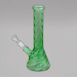 Jelly Joker Twisted Bong, grün, 35 cm, 18,8er