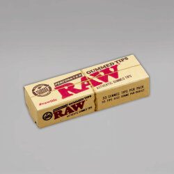 RAW Gummed Filtertips perforiert, 33 Tips