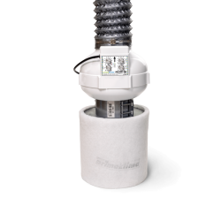 Prima Klima Premium Abluftset, 680 m³/h, 125mm, EC-Motor, steuert Temperatur und Luftfeuchtigkeit, PKVS-125EC-THC Set