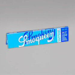 Smoking Smoqueen Sapphire King Size Slim Longpapers, Heftchen mit 34 Blättchen