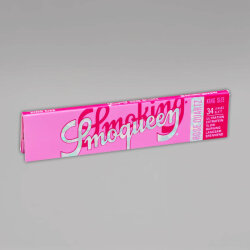 Smoking Smoqueen Rose King Size Slim Longpapers, Heftchen mit 34 Blättchen
