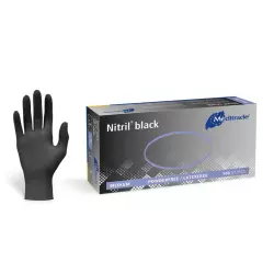 Meditrade Nitril Black Handschuhe Größe L - 100 Stück