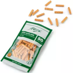 PURIZE Aktivkohlefilter XTRA Slim 6mm im Beutel Spion - 50 Stück