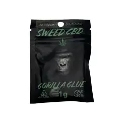 Sweedbar Gorilla Glue CBD Blüten 1g