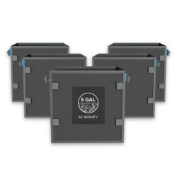 AC Infinity quadratische Stofftöpfe, 11 Liter, 5er-Pack