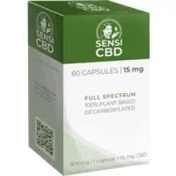 CBD-Kapseln – 15 mg – 60 Kapseln, 60 Kapseln