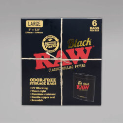 RAW Sack Black Large, 6 Tütchen
