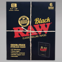 RAW Sack Black XL, 6 Tütchen