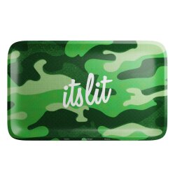 HEMPER It's Lit Light Green Camo Rolling Tray – Medium