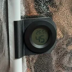 Plant Technology Hygrometer-Halterung Schwarz 3er Set Für 22 mm Stangen Rund